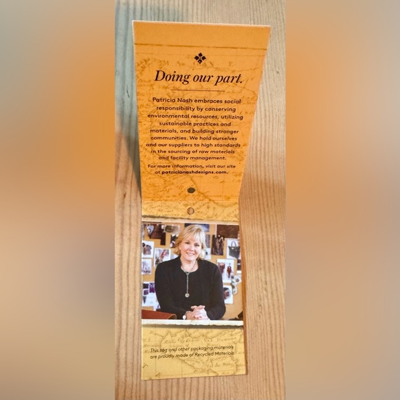 👜 Patricia Nash Abstract Animal Print Benvenuto Leather Tote - Picture 11 of 11